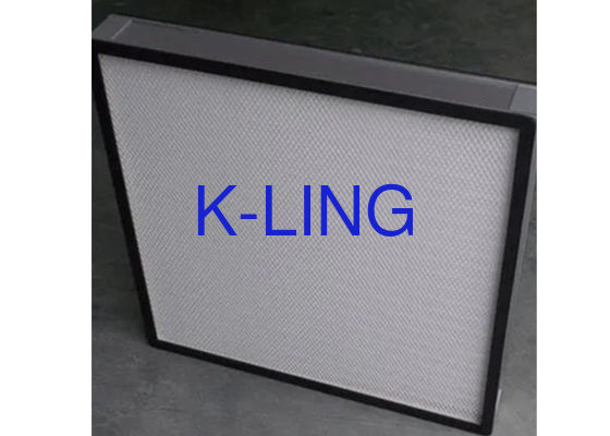 Filter Udara HEPA Mini Pleat 24x24 Inci dengan Bingkai Aluminium dan Efisiensi H12-H14 untuk Pemurnian Udara
