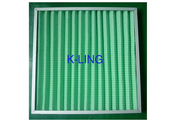 V Shape Pleat Big Dust Holding Capacity Panel Pra Filter Udara Efisiensi G1 G3