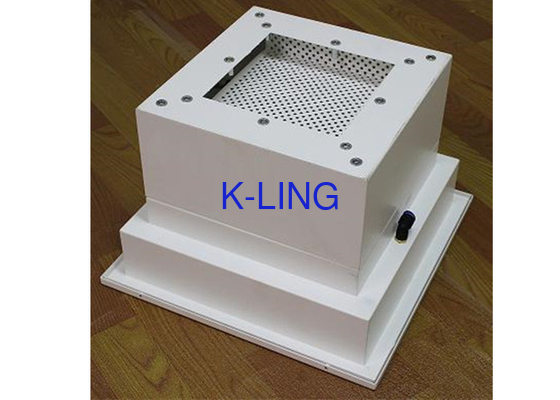 Perangkat Filtrasi Terminal Ceiling HEPA Filter Box Kelas 100 Modul HEPA