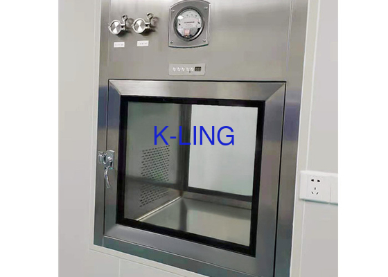 Kotak Pass Cleanroom Interlock Elektronik Dengan Aliran Laminar Dinamis Steril