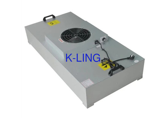 Unit Filter Kipas Ukuran Standar 220VAC 50Hz Lembar Galvanis Untuk Kamar Bersih