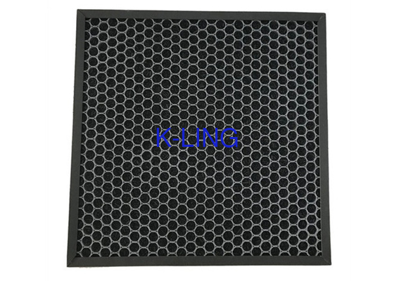 Panel Filter Udara Primer Karbon Aktif G4 Perumahan Pembersih Udara Warna Hitam