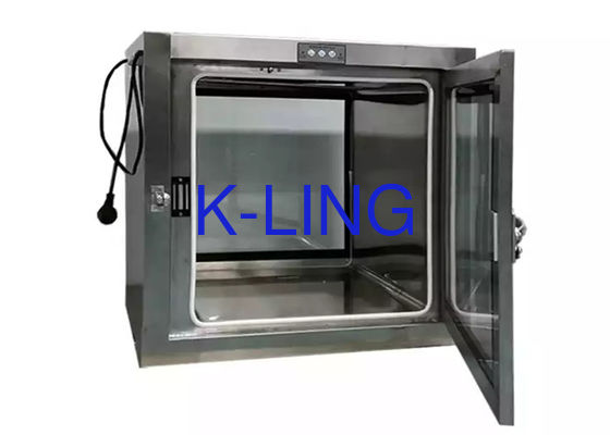 SUS304 Static Pass Through Box Transfer Window Untuk Clean Room Custom Parameter