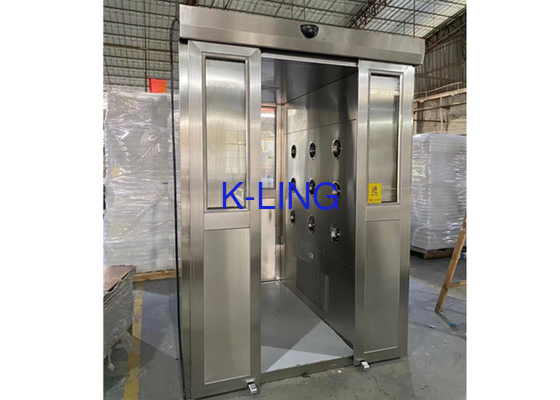 Sliding Door Air Shower Tunnel Dengan 3 Blower Kecepatan Disesuaikan
