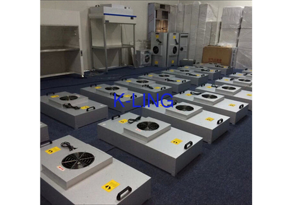 Unit Filter Kipas 220VAC 50Hz Filter HEPA Untuk Membersihkan Kamar Ukuran Standar