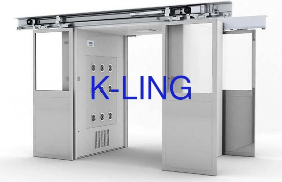 IP54 Terowongan Kamar Mandi Udara Cleanroom Industri Dengan Papan Kontrol Mikroelektronika