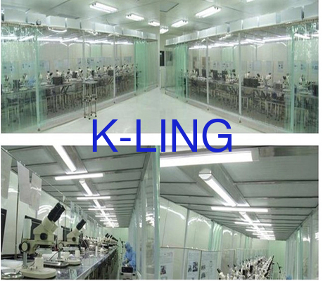 Stan Aliran Laminar Cleanroom Kelembaban Tinggi Dengan Dinding Film PVC