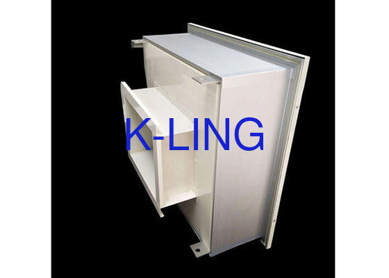 Kotak Filter HEPA Kantor Memenuhi Tingkat Kebisingan Standar ≤ 50dB Dengan Pelabuhan Uji DOP