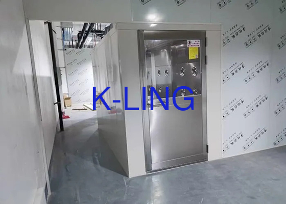 Pasokan listrik 220V 50Hz Kamar bersih Air Shower Tingkat kebisingan ≤60 DB Disesuaikan