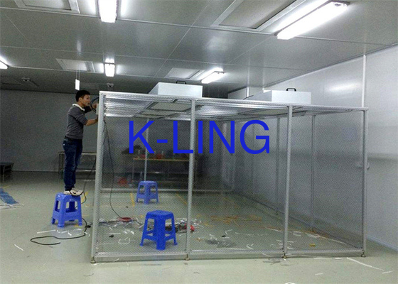 Aliran udara unidirectional Softwall Clean Room Dengan Noise ≤75dB Dan Film PVC tahan lama