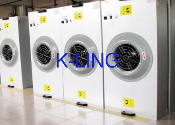 200 CFM Plastik Fener Filter Unit Untuk Aliran Udara Optimal Dan Lingkungan Kamar Bersih