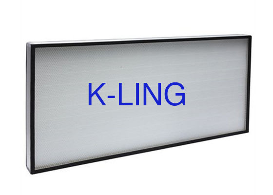 ULPA Glassfiber Filter Dengan Aluminium Alloy Frame Dan Hot Melt Adhesive