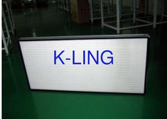 Rangka Alloy Aluminium Industri ULPA / HEPA Filter Udara Ukuran Disesuaikan