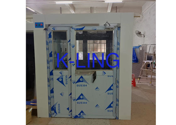 LED Light Customized Air Shower Tunnel Dengan Sistem Interlock Dan Filter HEPA