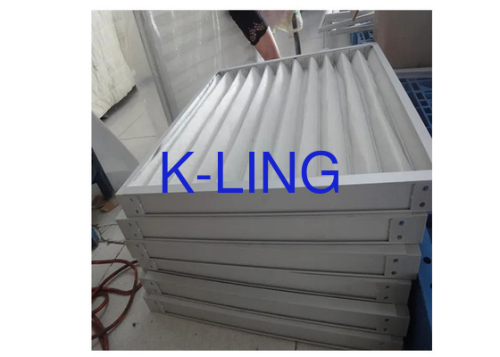Pencetakan Farmasi Kamar Bersih Panel Filter Udara Pleated