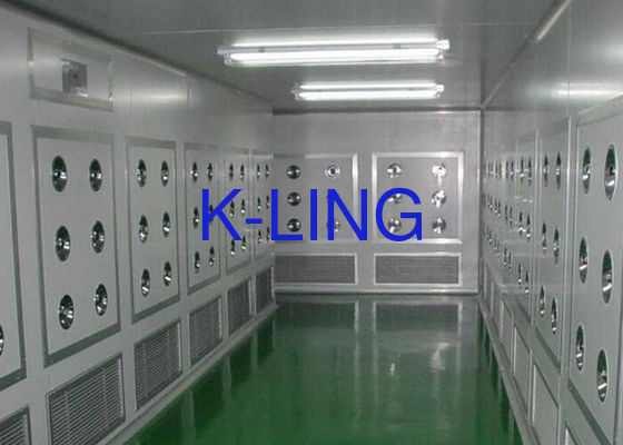 Stainless Steel 304 Air Shower Tunnel dengan Mesin Pembersih Tunggal