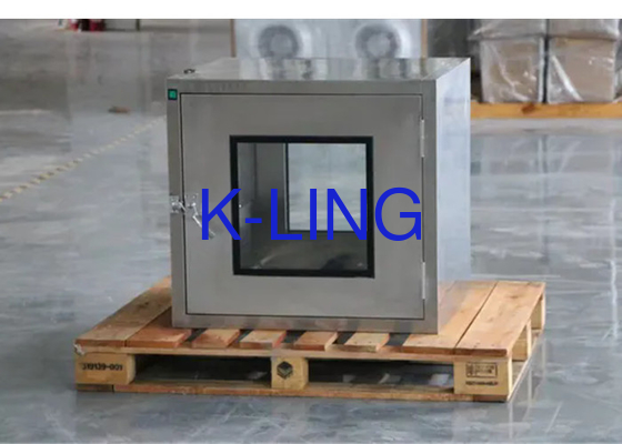 Zona Kerja Internal 600*600*600mm Melalui Jendela Dengan Permukaan yang Dipoli