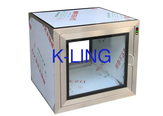 220V / 50Hz Cleanroom Pass Box Dengan Proses Punching Dan UV Light Fast Shipping