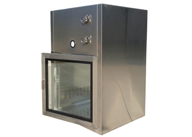 OEM SS 201 Dynamic Cleanroom Pass Box Dengan Perangkat Lunak Komputer Interlocking Door
