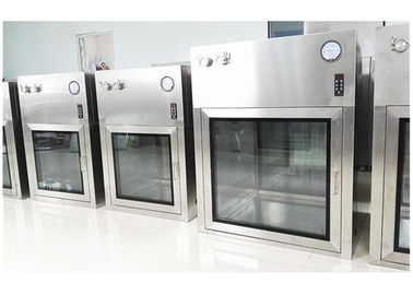 SUS304 Dynamic Cleanroom Pass Box yang disesuaikan untuk GMP Workshop Farmasi