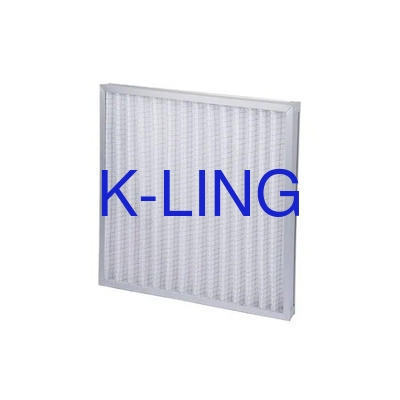 Tingkat Penghapusan Bau 95% Filter Udara Panel Pleated untuk dan Akhirnya Resistensi 150-250