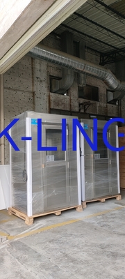 Ruang Pancuran Udara Baja Tahan Karat 304 Atas dengan Kecepatan Udara 20-25m/s dan Tipe Rakitan Modul