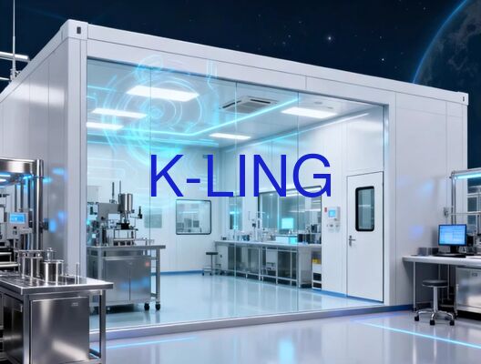 Unit Filter Kipas langit-langit Hardwall Modular Clean Room dengan jendela kaca organik Untuk ISO5 ISO6 ISO7 ISO8 Tingkat Pembersihan