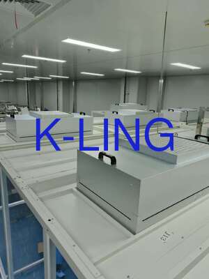 Sistem Kamar Bersih Modular dengan Filter HEPA Ukuran Disesuaikan dan Lantai Anti-statis PVC