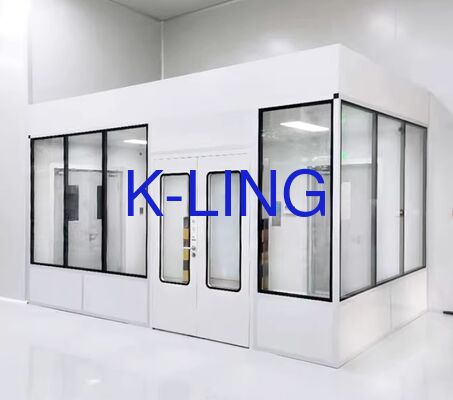 Ruang Bersih Modular Berlapis Dua Vacuum Organic Glass Menawarkan Aplikasi Ruang Bersih dengan Kelas 100 hingga Kelas 10000Kebersihan