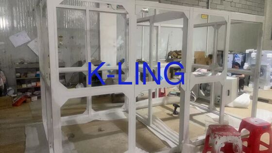 ISO Kelas 5 hingga ISO Kelas 8 Modular Cleanroom Dengan Lantai PVC Vinyl Solusi Kamar Bersih Bebas debu untuk Lingkungan Terkontrol