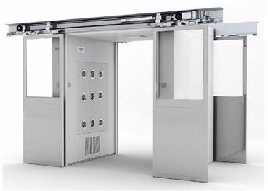 Pintu Geser Otomatis Kelas 100 Kamar Mandi Udara Bersih Untuk Pabrik Elektronik