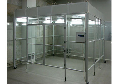 Aluminium Positif Tekanan Dinding Lembut Kamar Bersih Booth Aliran Laminar Vertikal