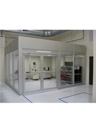 Kelas 100 Stainless Steel Softwall Membersihkan Struktur Modular Kamar Mudah Dipindahkan