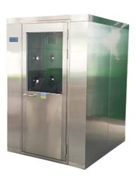 SUS 304 Cleanroom Air Shower Meniup Dari Kedua Sisi Ukuran Disesuaikan