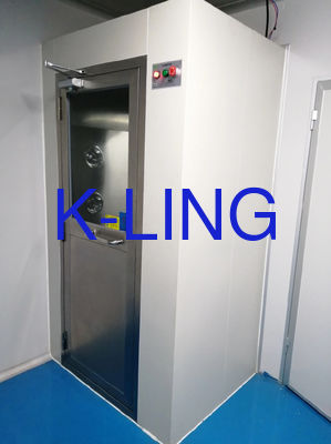 Unit Air Shower Dekontaminasi Cleanroom ISO 8 Dengan Kontrol Komputer Mikro