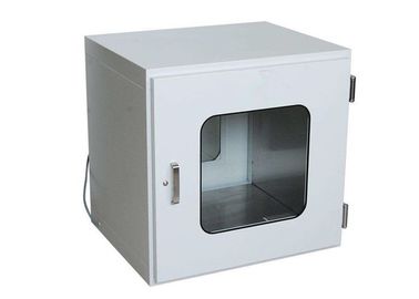 Steel Passated Steel Static Pass Box Untuk Modular Clean Room Pass Windows