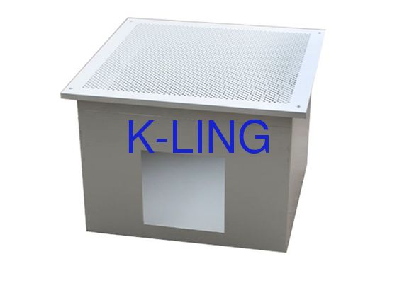 Segar Pasokan Udara Dilapisi Baja HEPA Filter Box Untuk Pabrik Elektronik