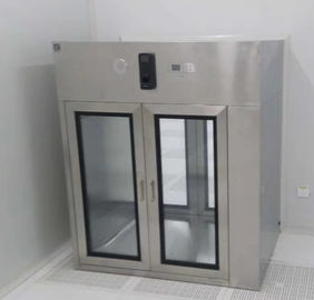 Kotak Pass Stainless Steel Industri Farmasi Untuk Cleanroom Kecepatan Udara 0.45m / s