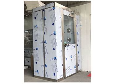 ODM OEM Air Shower Membersihkan Kamar Tiga Sisi Auto Bertiup Dan Interlock Listrik