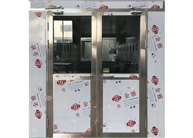 Bahan Bengkel Perakitan Panel LED Cleanroom Udara Shower Kecepatan Angin Disesuaikan