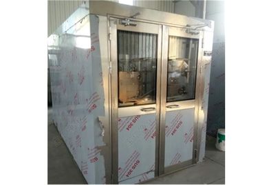 Pancuran Udara Cleanroom Pintu Ayun Ganda Listrik Untuk Kargo Dan Orang