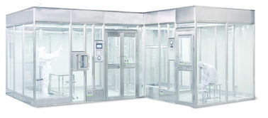 220V 50HZ Kelas 10000 Ruang Prefabrikasi Modular Bersihkan Untuk Perakitan Elektronik