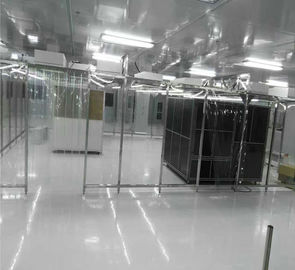 ISO6 PVC Curtain Aliran Laminar Softwall Clean Booth Dengan Mini - Lipatan HEPA Filter
