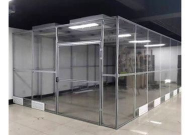 Kamar Bersih Softwall Tahan Lama Dengan Dinding Plexiglass, Aluminium Profile Frame