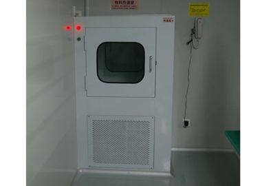 Interlock Elektronik Air Shower Pass Box Bahan Baja Dilapisi Bubuk