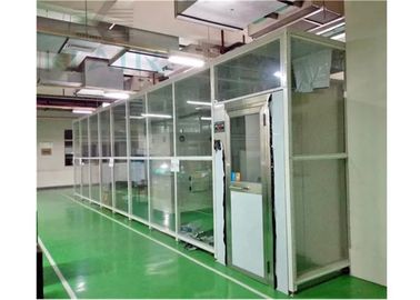 Instalasi Mudah Kamar Bersih Softwall / Bilik Bersih Dengan Pintu Air Shower