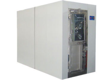 Terowongan Disesuaikan Tiga Sisi Bertiup Cleanroom Air Shower Dengan Stainless Steel