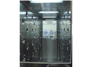 Stainless Steel Tunnel Air Shower Dengan Pintu Otomatis, Membersihkan Peralatan Kamar