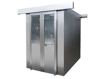 Pintu Geser Ganda Cleanroom Air Shower Kontrol Otomatis Warna Layar LCD