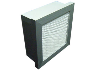 Mini Pleat Glass Fiber Media Pembersih Udara Hepa Filter, Efisiensi Tinggi H10 - H14